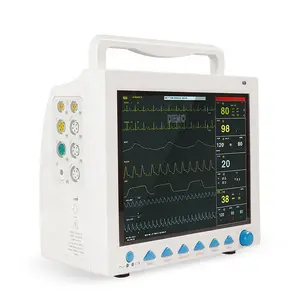 Medical Equipment 12.1 inch Veterinary Heart Portable Animal Monitor Multiparametro Vet
