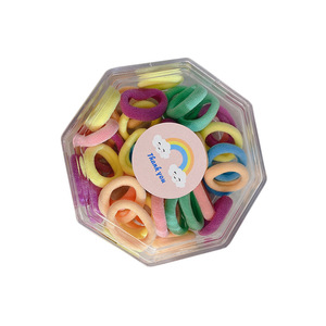 40 élastiques à cheveux sans couture, doux, extensibles et antidérapants pour enfants, pour usage quotidien, attache-queue de cheval, accessoires de mode pour cheveux - Product Image 6