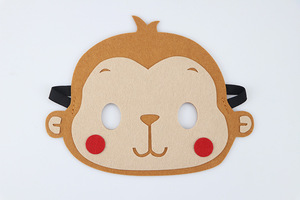 Masque Cosplay de <span class=keywords><strong>Super</strong></span>-Héros en Feutre, Tigre, Grenouille, Accessoires Photo de Festival, Animaux Sauvages pour Enfants, Bon Marché - Product Image 6