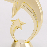 Composant de trophée en plastique en gros directement de l'usine pour concours de chant, thème musical, souvenir de concert GZ99