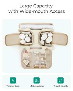 Women Chic <b>Toiletry</b> <b>Bag</b> Design Soft Padded Light Weight Puffer Makeup Pouch <b>Bag</b> for Travel - Product Image 6