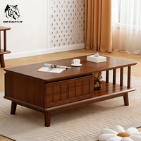 Fabricant chinois, prix bas, table basse sur mesure, petit MOQ, dropshipping, design le plus récent, meubles de salon, table à thé en bois.