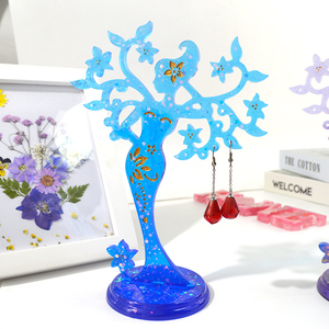 Cetakan Rak Perhiasan Epoxy DM096, Cetakan Silikon Kristal Buatan Tangan, Kerajinan Dekoratif DIY, Stand Pajangan Perhiasan, Resin Silikon Epoksi - Product Image 6