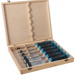 Juego de 6 Cinceles para Madera FIXTEC, Herramientas Manuales para Tallado, Modelo FHWCZT06 - Product Image 2