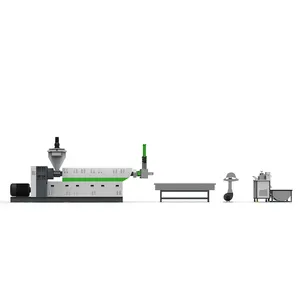 Groothandel Plastic Grondstof Agglomerator Pp Pe Polyolefine Elastomeer Extruder Granulator Pelletizer