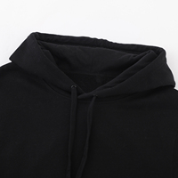 Offre Spéciale pour hommes 100% laine mérinos mode pull décontracté sweat à capuche noir imprimé OEM ODM