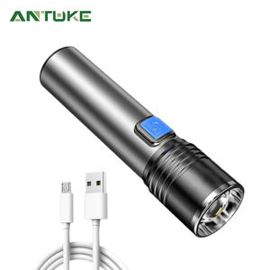 Linterna LED Mini Antuke de Aleación de Aluminio, Recargable por USB, Detector de Billetes UV Portátil, Luz de Emergencia, Luz de Prueba - Product Image 1