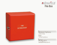 Tuyau d'incendie en fibre de verre personnalisable Okefire rouge, armoire ignifuge