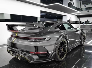 Para 992 911 Turbo <span class=keywords><strong>S</strong></span> estilo seco fibra de carbono WideBodykit parachoques delantero difusor trasero faldas laterales Bodykit - Product Image 6