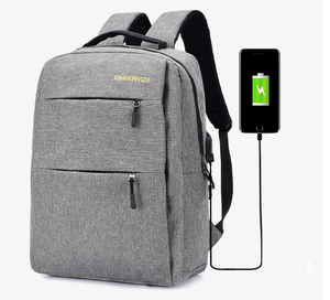 Bolsa impermeable para Notebook, bolsa <span class=keywords><strong>de</strong></span> poliéster personalizada para viaje, mochila para ordenador portátil escolar con Usb, venta al por mayor - Product Image 5