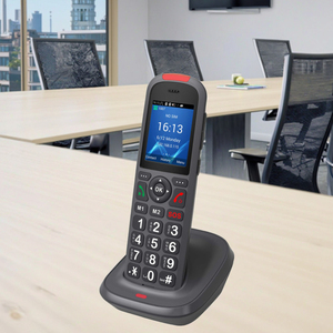 Téléphone <span class=keywords><strong>sans</strong></span> <span class=keywords><strong>fil</strong></span> numérique à matrice de points complète pour entreprises, <span class=keywords><strong>DECT</strong></span>, multilingue, avec 50 carnets téléphoniques <span class=keywords><strong>GAP</strong></span> et plusieurs combinés pour hôtels - Product Image 3