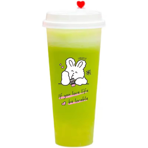 Vasos de PP Rígido para Impresión Personalizada, Vasos para Té de Burbujas Boba, Transparentes/Mate, 12oz 16oz 20oz 24oz, Vasos Gruesos para Bebidas con Tapa - Product Image 5