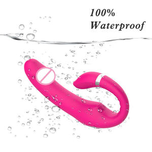Dubbele Kop C-Type Dildo Vagina Clitoris Orgasme Vibrator Vrouwelijke Masturbatie <span class=keywords><strong>Massage</strong></span> Seksspeeltjes Voor Vrouwen - Product Image 6