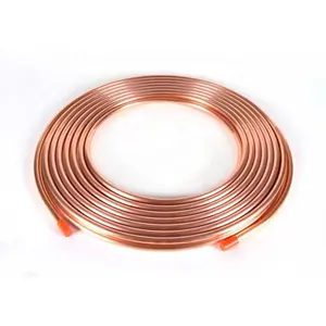 Chất lượng cao lạnh điều hòa không khí kết nối ống đồng sản xuất Pancake cuộn dây mao mạch cuộn dây đồng ống đồng