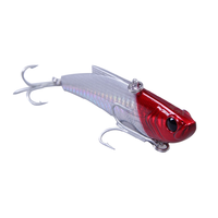 Nouveaux produits phares LUTAC Leurre dur coloré 3D Simulation Œil de poisson Vibration 90mm 28g Hameçons triples pour eau entière