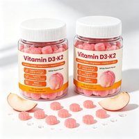 Compléments alimentaires en gommes à la vitamine D3 K2, formule personnalisée, fabrication OEM, usine de gommes