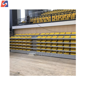 Venta caliente gradas de gimnasio retráctiles móviles para <span class=keywords><strong>estadio</strong></span> escolar para deportes y entretenimiento - Product Image 6