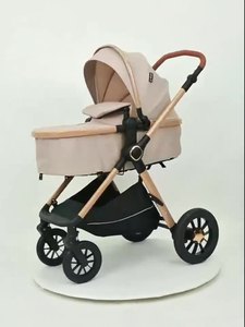 Poussette de <span class=keywords><strong>luxe</strong></span> 3-en-1 avec siège surélevé pour bébé, idéale pour les sorties - Product Image 3
