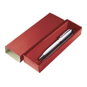 Scatola di cartone rossa 18x5.5x3cm carta priva di penna e soluzione di archiviazione per supporti - Product Image 1