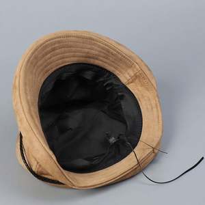 Sombrero de Pescador de Gamuza Estilo Slouch para Mujer, Novedad 2025, a la Moda, Vintage, Otoño Invierno, Casual - Product Image 4