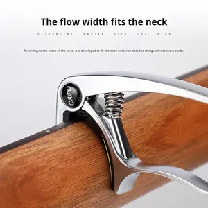 Accordeur en alliage de zinc électroplaqué, accessoires de <span class=keywords><strong>guitare</strong></span> pour guitares folk et électriques, double usage, emballage haut de gamme - Product Image 2