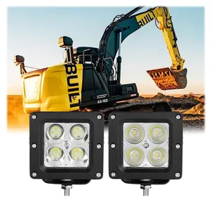 Tuff Plus lampu Led mobil 3 inci 20W lampu kerja Led kecerahan untuk kendaraan Off-Road forklift mesin truk Atv