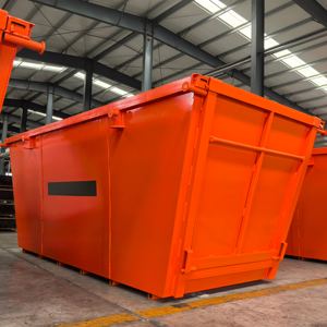 חם מכירה 3 מטר מעוקב פלדה קלה לדלג על המנוף פח אשפה פח אשפה מכולות - Product Image 4