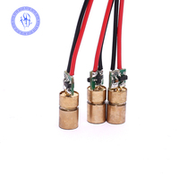 Mini Size 6mm 3-5v 5mw 520nm Laser Module Green Dot Focusable