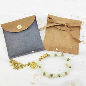Bolsa de Terciopelo Personalizada con Logotipo para Regalo de Joyería, Bolsa de Microfibra para Joyería - Product Image 1