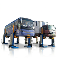 Hochwertige Maxima FC85W Kabellose Mobile 4-Säulen-LKW-Hebevorrichtung Schwerlast-Säulenhebebühne für Reparatur und Wartung