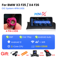 Navifly shenzhen autoradio pour BMW X3 F25 autoradio usb aux mp3 écran d'affichage android DSP WiFi 4G