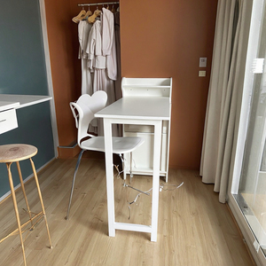 Tavolo da Bar Pieghevole Moderno <span class=keywords><strong>a</strong></span> <span class=keywords><strong>Parete</strong></span>, Postazione di Lavoro Invisibile <span class=keywords><strong>per</strong></span> Casa e Ufficio, Scrivania da <span class=keywords><strong>Cucina</strong></span> e Sala da Pranzo <span class=keywords><strong>per</strong></span> Soggiorno - Product Image 2