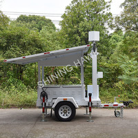 Trailer surya Kamera CCTV portabel Mobile