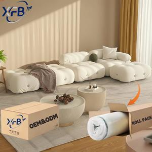 Canapé modulaire haut de gamme moderne, canapé sectionnel compressé <span class=keywords><strong>sous</strong></span> <span class=keywords><strong>vide</strong></span>, mobilier de salon, canapé-lit de luxe en tissu design - Product Image 1