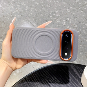 เคสโทรศัพท์หนัง PU ลายริ้วแบบด้านสุดหรู พร้อมแม่เหล็ก สำหรับ Google Pixel 11 9 10 Pro XL รองรับการชาร์จไร้สาย ป้องกันด้านหลัง - Product Image 5