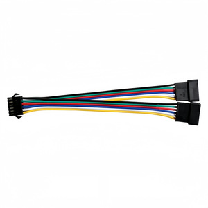 SM2.54mm Splitter Meervoudig vergrendelbare terminaladapterkabel 2 tot 6-pins mannelijk vrouwelijk elektrische kabelboom Elektronische aansluiting - Product Image 3