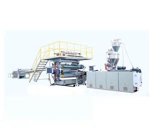 Máquina de fabricación de tableros de mármol artificial de PVC Fabricante de línea de producción de láminas de diseño de mármol