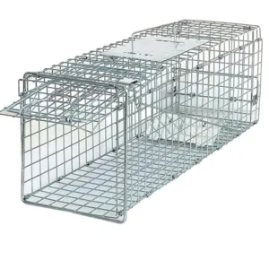 Trappole per gabbie metalliche per procione con controllo di roditori pieghevoli umane