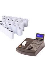 Venta caliente 57*40mm papel térmico directo térmico caja registradora rollo de papel 80mm rollo de papel térmico