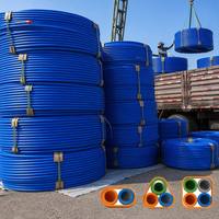 Micro-conduits HDPE en faisceau 2 voies, 3 voies, 4 voies avec noyau en silicone résistant aux plis pour câble à fibre optique soufflé par air FTTH souterrain