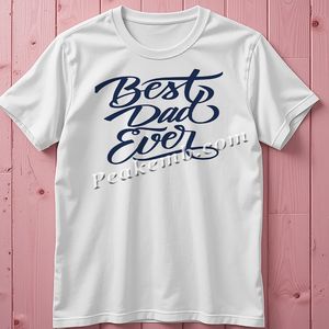 Diseño de Transferencia de Calor con Plastisol Termoadhesivo, Impermeable, Lavable, Listo <span class=keywords><strong>para</strong></span> Planchar, con la Frase '<span class=keywords><strong>Mejor</strong></span> Papá <span class=keywords><strong>del</strong></span> Mundo', <span class=keywords><strong>para</strong></span> Prendas <span class=keywords><strong>del</strong></span> Día <span class=keywords><strong>del</strong></span> <span class=keywords><strong>Padre</strong></span> - Product Image 4