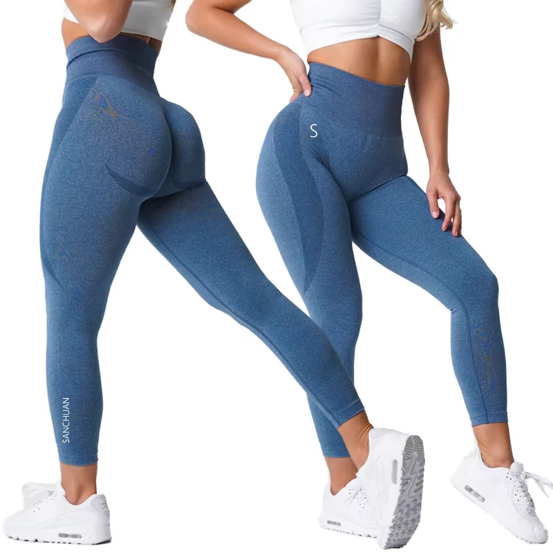 Women's High Waist Seamless Workout Leggings Compression Yoga Pants for Gym Fitness