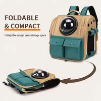 Sac à dos de transport pour animaux de compagnie (chats et chiens) de style capsule, en tissu Oxford, grand espace, respirant, durable, de luxe, capacité maximale 7 kg, idéal pour la randonnée et les voyages, vente en gros