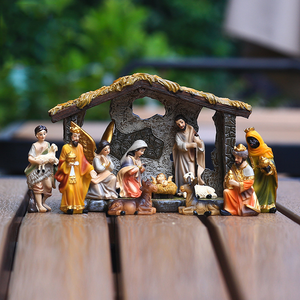 Set di presepe di Natale alta Anime bambole artigianato fai da te giocattoli per oggetti da collezione regalo di <span class=keywords><strong>compleanno</strong></span> - Product Image 4