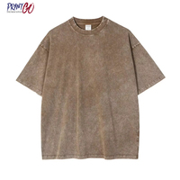 T-shirt surdimensionné Vintage de haute qualité lavé blanc personnalisé coton imprimé motif Style Vintage Unique