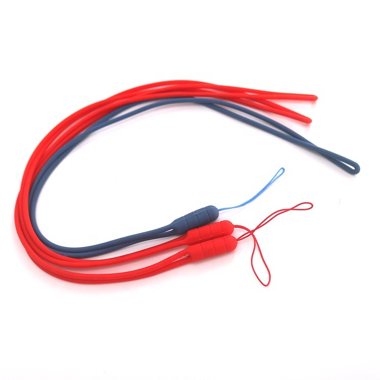 Cute Cartoon Mobile Phone Silicone Phone Lanyard for Mobile Phone Image 2