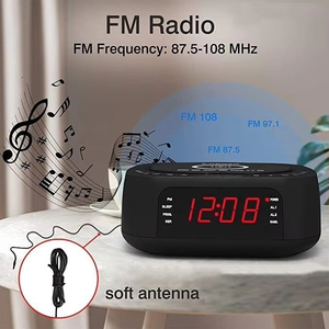 Lecteur CD portable d'usine, Boombox Bluetooth sans fil, lecture MP3 USB, radio FM PLL, réveil avec fonction snooze, audio domestique de bureau, vente en gros - Product Image 5