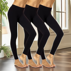 Leggings Deportivos de Maternidad para Mujer, Elásticos, Transpirables, Tejidos, Cintura Media, Pantalones de Yoga, Pantalones Deportivos - Product Image 2