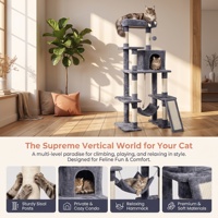 Poteau à gratter pour chat en sisal, coins arrondis, emballage plat, directement de l'usine, sans danger pour la famille