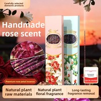 Aromaterapi Kelopak Bunga Wangi Tahan Lama Osmanthus Mawar Bunga Kering Buatan Tangan Dupa Kelopak Alami Pemurni Udara Bambu